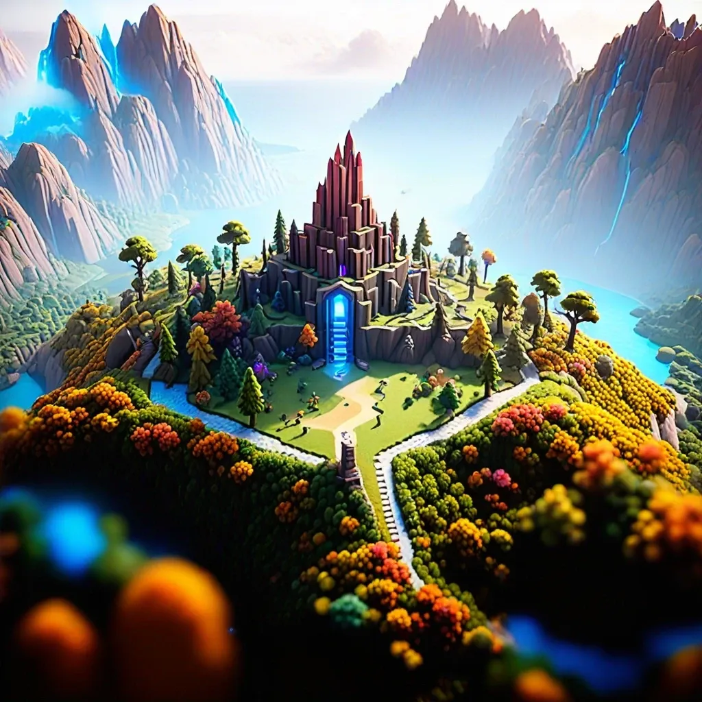 Gaming Gold Landscape